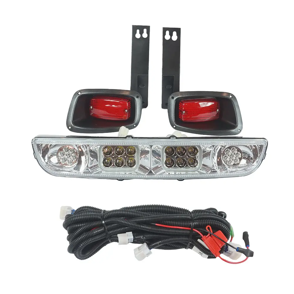 Clear Led Super Saver Light Bar Kit For Ezgo Txt Golf Cart 1994-2013 1