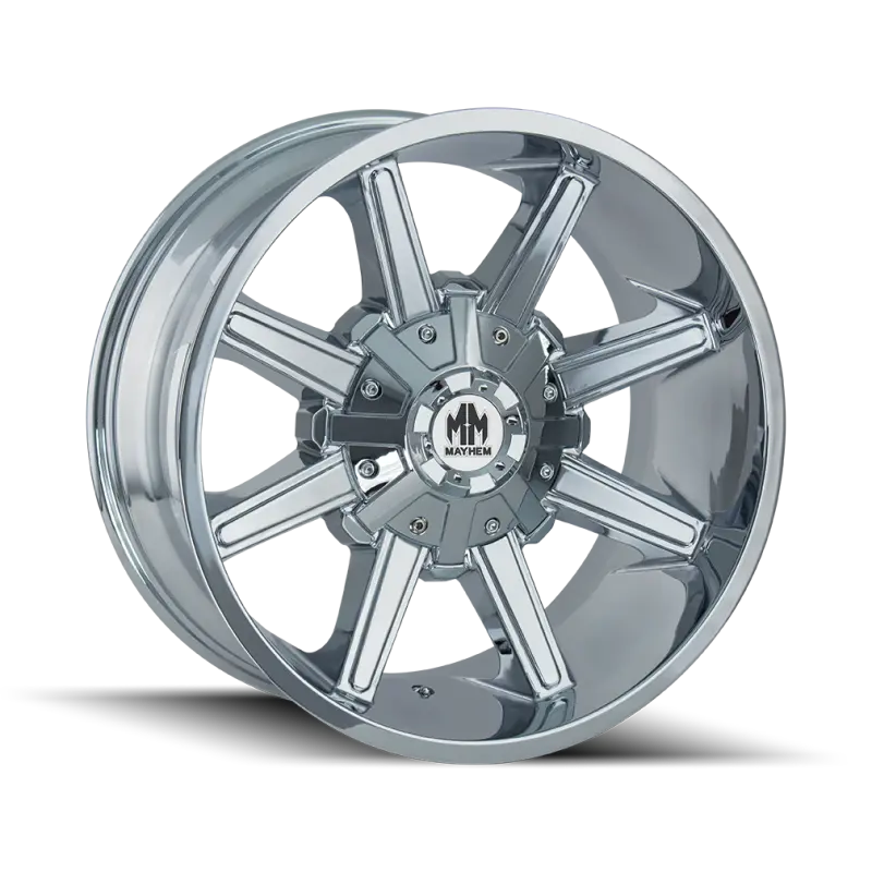 Mayhem 8104 Arsenal 20X9 / 5X127 Bp / 18Mm Offset / 87Mm Hub Chrome Wheel 1