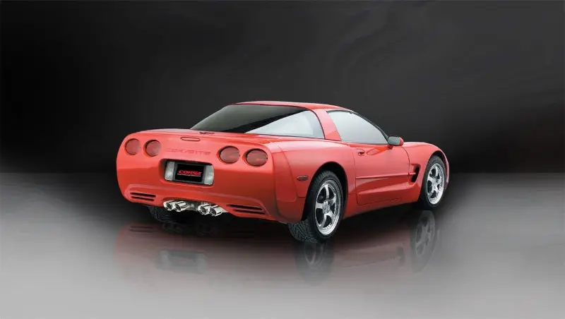 Corsa 97-04 Chevrolet Corvette C5 Z06 5.7L V8 Polished Xtreme Cat-Back + Xo Exhaust 1