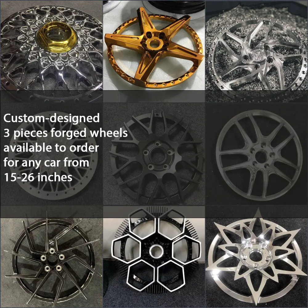 3-Piece Forged Wheels For All Models Bf-01 6