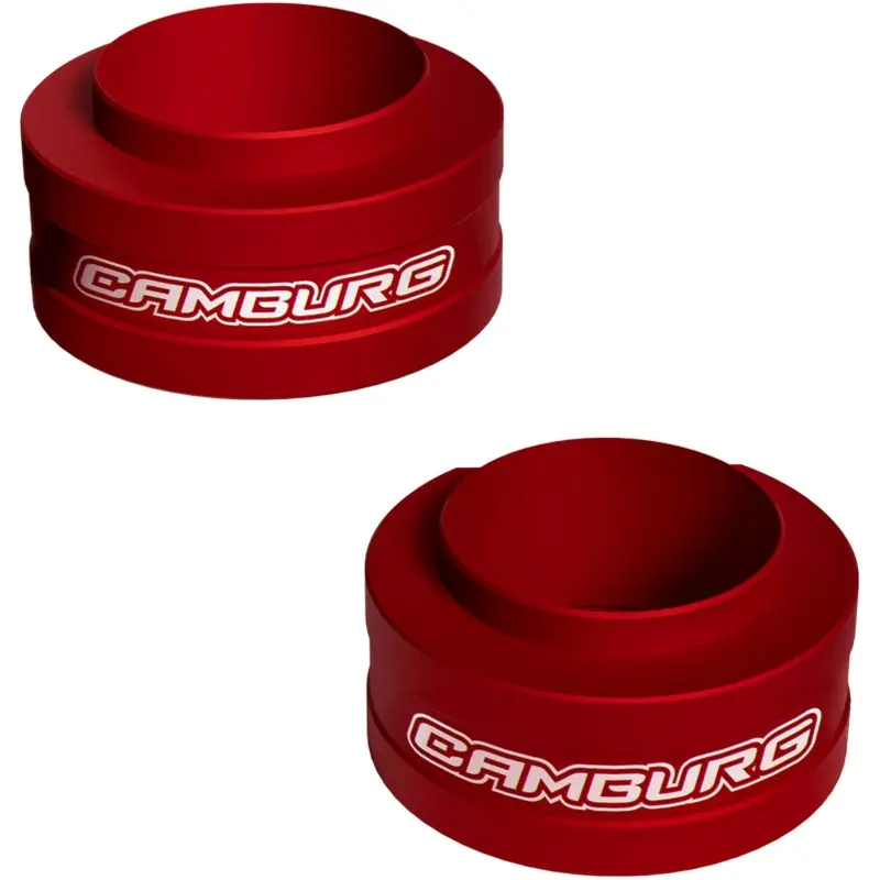 Camburg 2024+ Ford Ranger Raptor 2.5In Front Spring Preload Spacer Kit (Red) 1