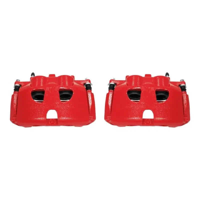Power Stop 10-17 Ford Expedition Front Red Calipers W/Brackets - Pair 1
