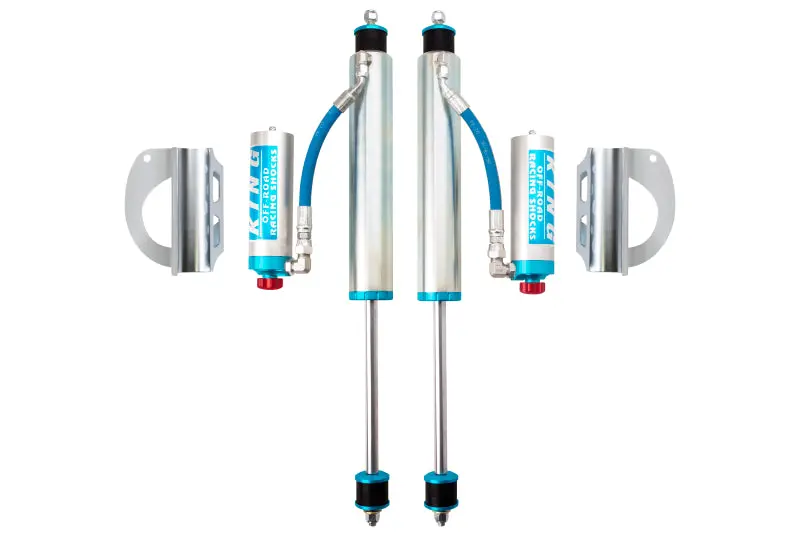 King Shocks 89-97 Toyota Land Cruiser 80 Front 2.5 Dia Remote Res Shock For 3-5In Lift W/Adj (Pair) 1