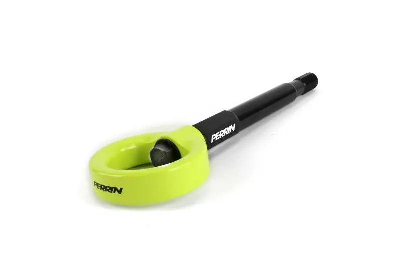 Perrin 2022+ Brz/Gr86 Tow Hook Kit (Front) - Neon Yellow 1