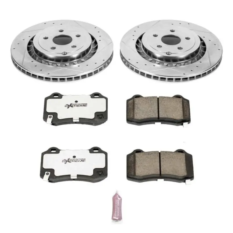 Power Stop Z26 Street Warrior Rear Brake Kit For 2015–2017 Chevrolet Ss 1
