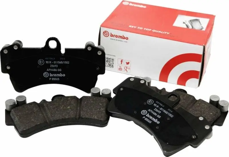 Brembo Ceramic Brake Pads For 2003–2005 Infiniti G35, Nissan 350Z, And 2007–2012 Sentra – Front, Nao Oe Equivalent 1