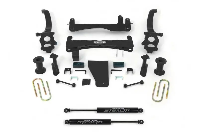 Fabtech 2018 Nissan Titan 4Wd 6In Basic System W/Stealth Shocks 1