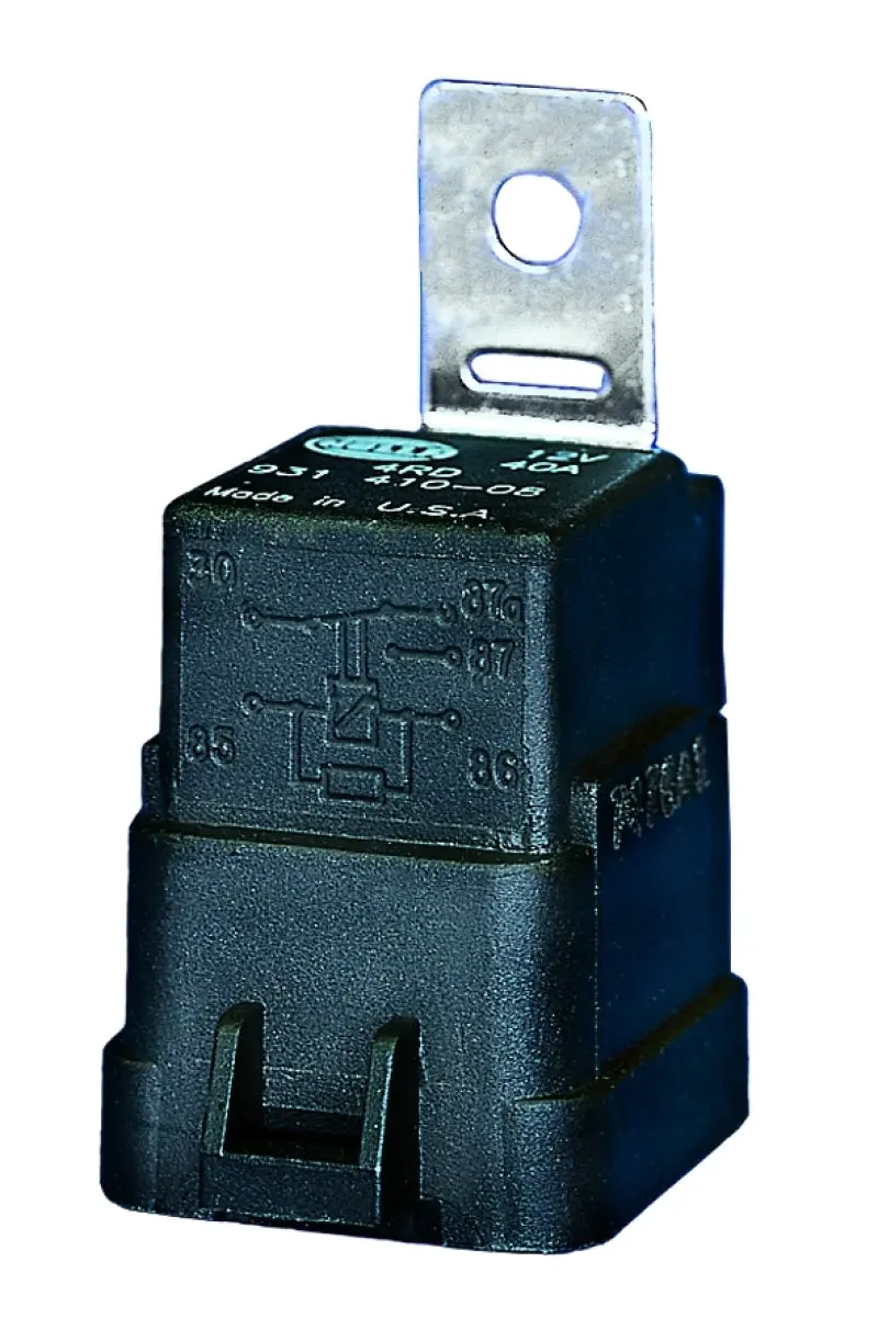 Hella Mini 280 Relay 12V 20/40A Spdt Weatherproof (Qty. 1) 1