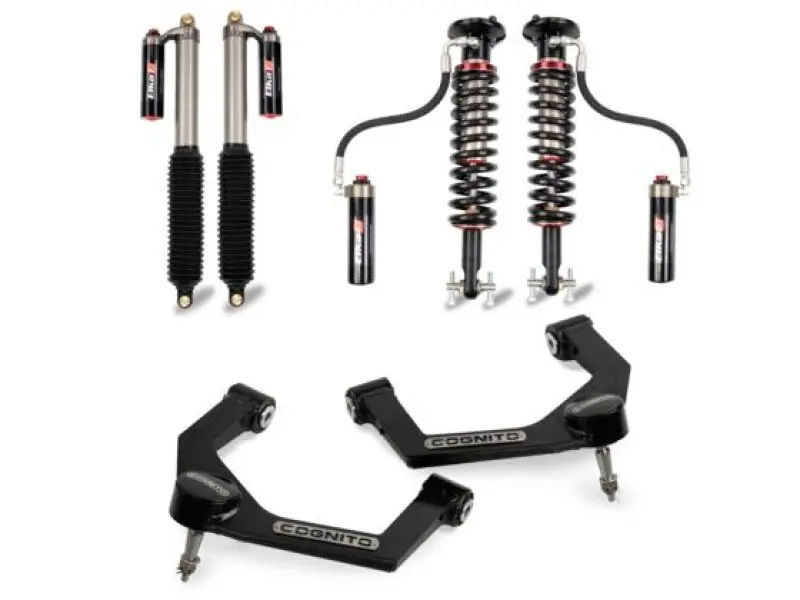 Cognito 21-23 Ford F-150 4Wd 2.5In Elite Leveling Kit W/ Elka 2.5 Reservoir Shocks 1