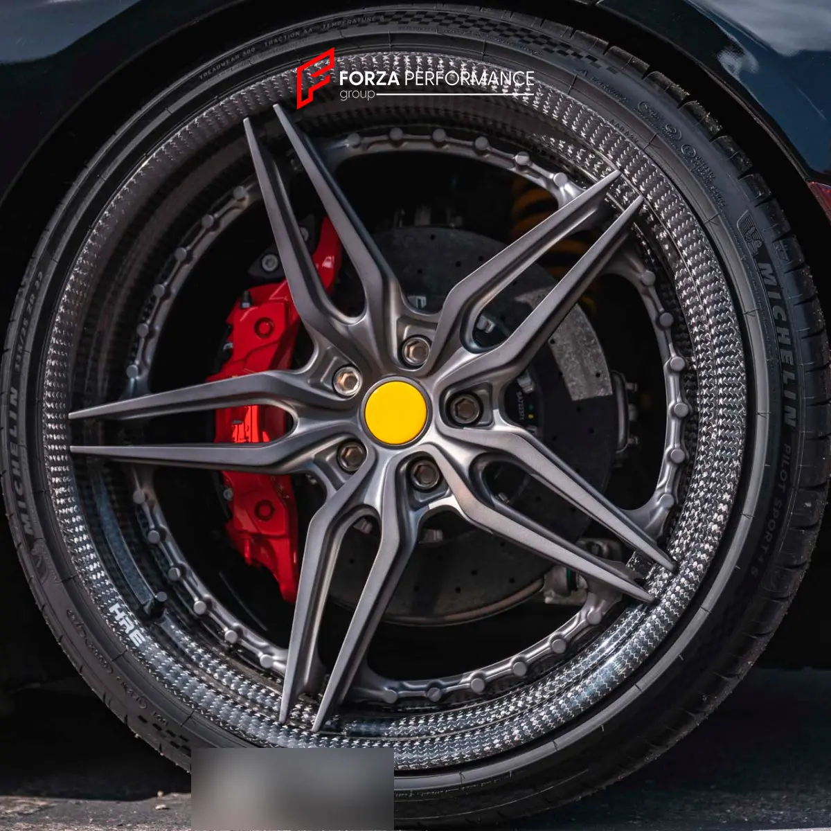 Aftermarket 3-Piece Forged Wheels For Ferrari 488 Pista 1