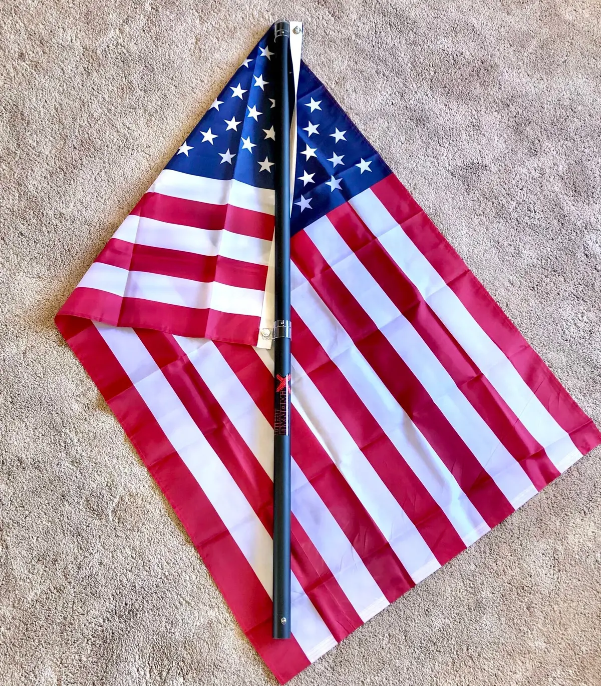 Ddx Stealth Series Pole With 3X5 Usa Flag 1