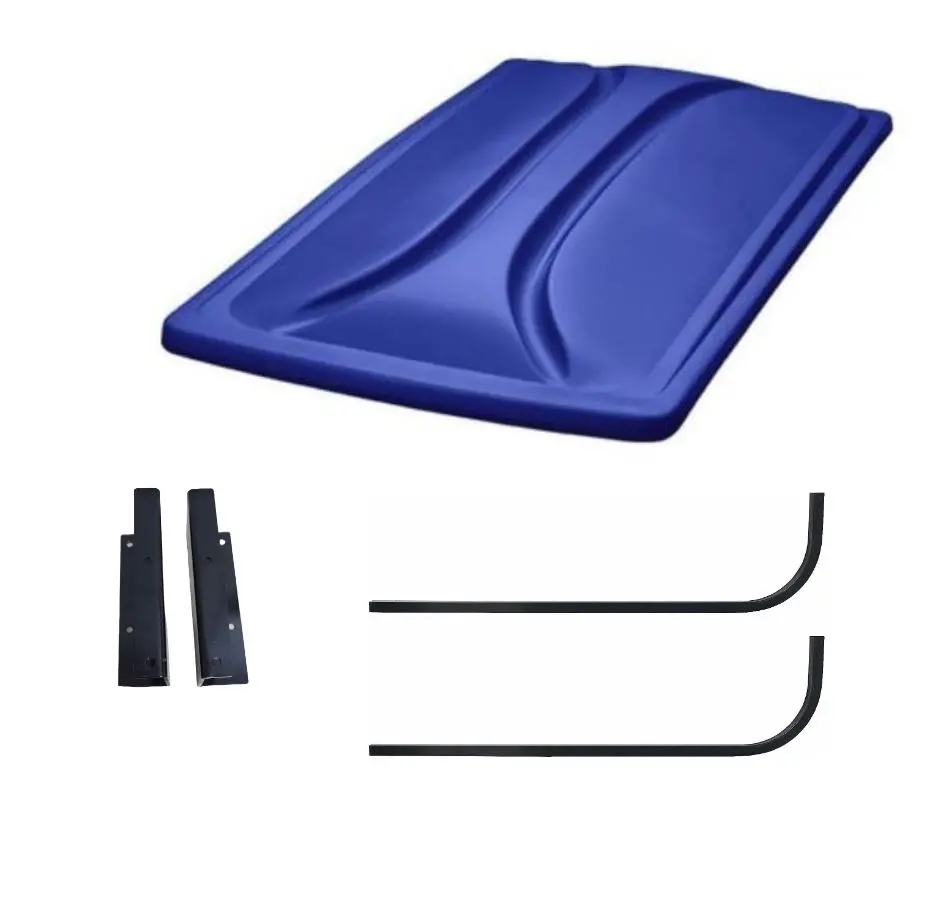 80" Blue Extended Roof Kit For Club Car Precedent Golf Carts 2004+ 1
