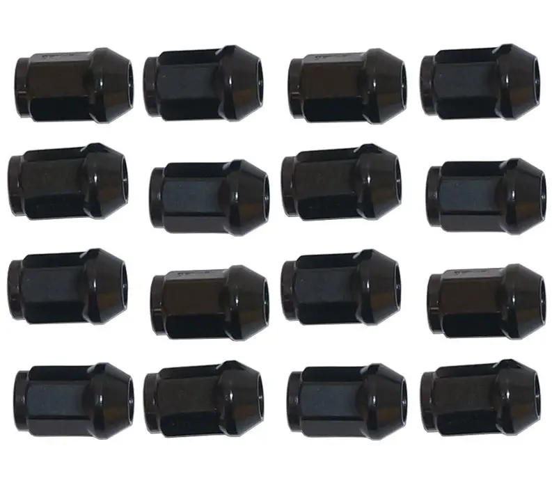 Black Metric Lug Nut Set (16) For Star And Yamaha Golf Carts 1