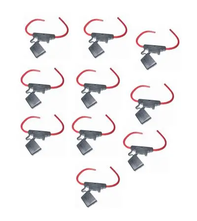 10 Pack- Inline Fuse Holder For Golf Carts & More 1