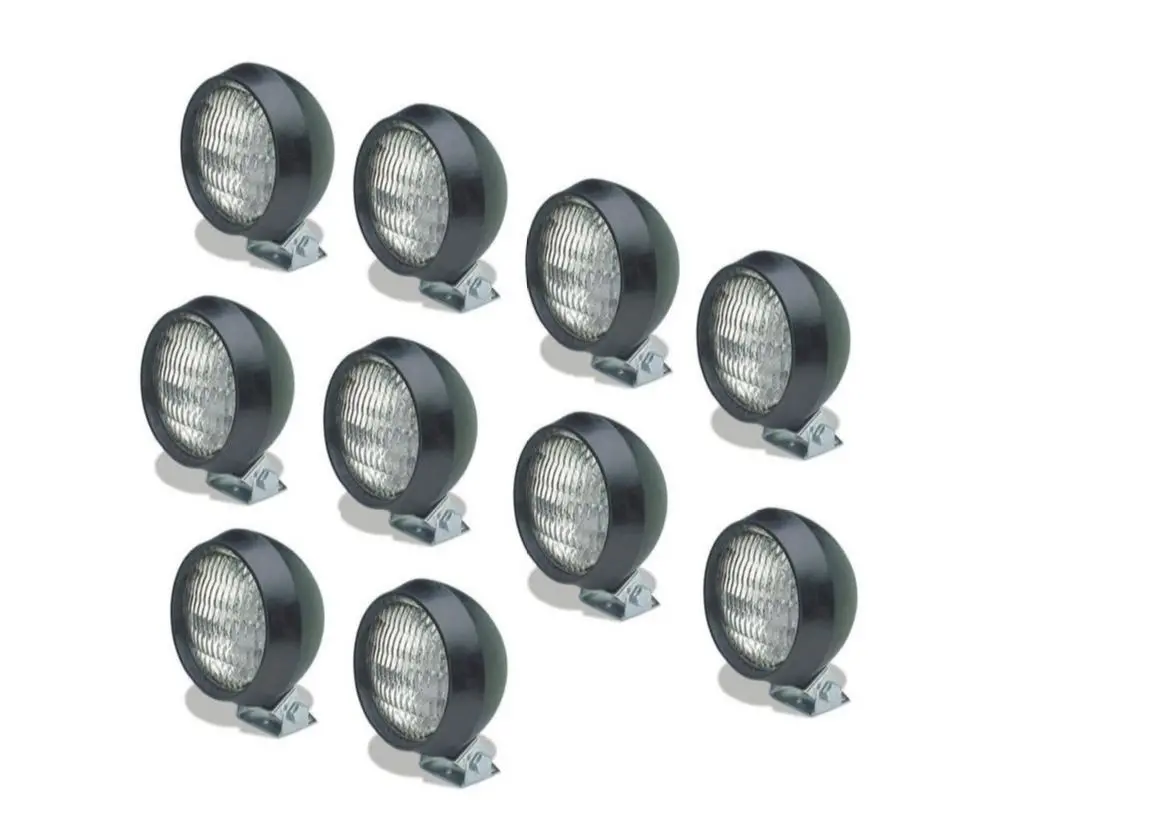 4" Round Utility Golf Cart/Tractor Truck Work Lamps- 10 Pack 1