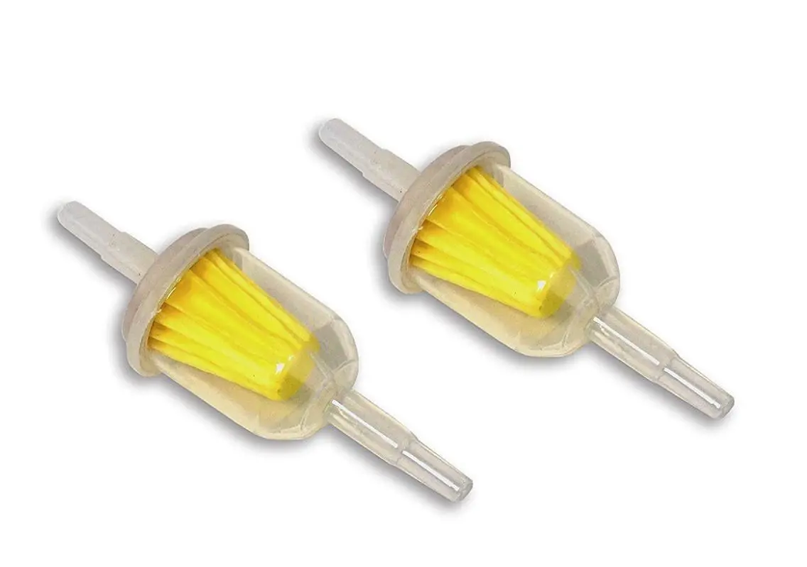 Set Of 1/4" Fuel Filters For Club Car, Ezgo & Yamaha Golf Carts- Select Models 1