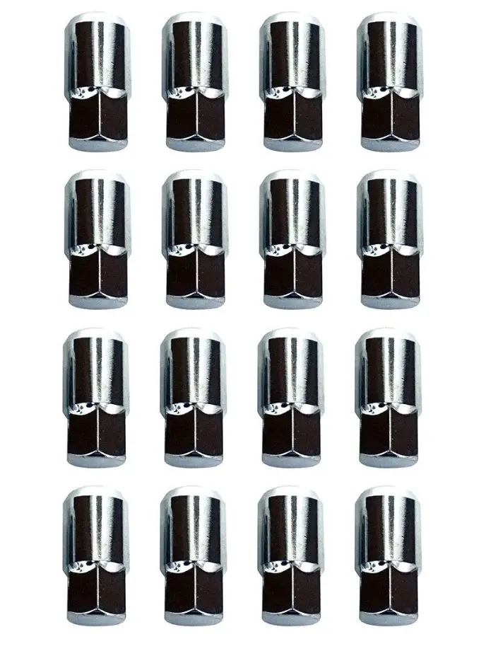 Chrome Lug Nut Set- Metric, Long For Star And Yamaha Golf Carts 1