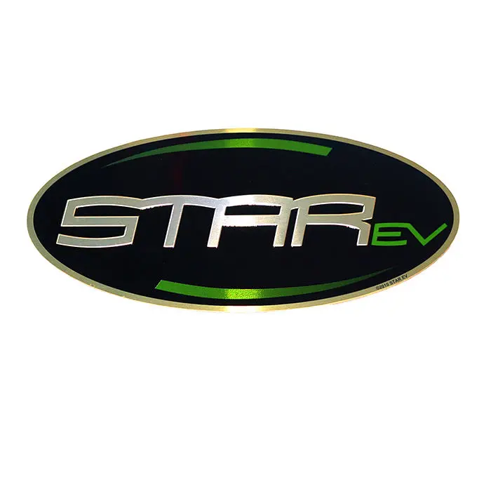 Front Oval Hood Emblem For Star Golf Carts 1
