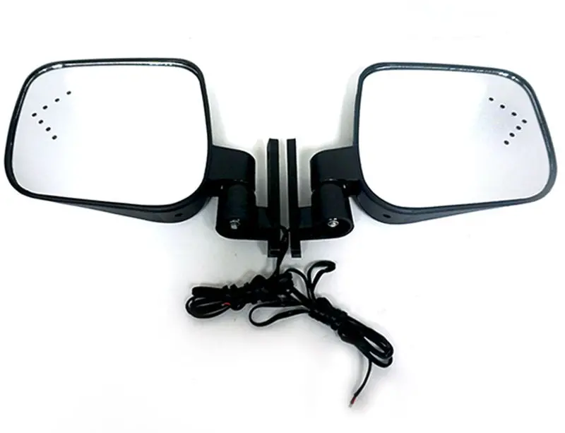 Golf Cart Universal Side Mirrors With Blinkers 1