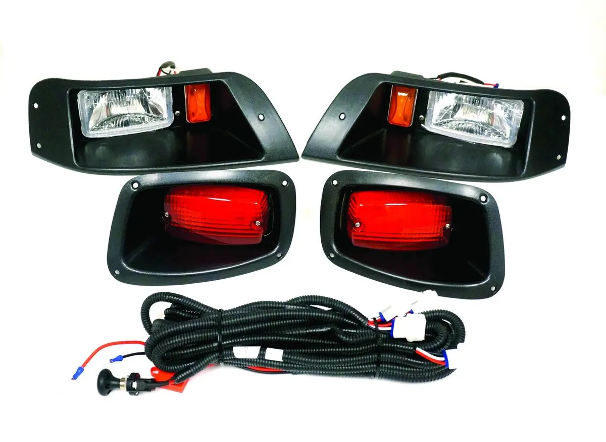 Basic Light Kit With Led Tail Lights For Ezgo Txt Golf Carts 1996-2013 1