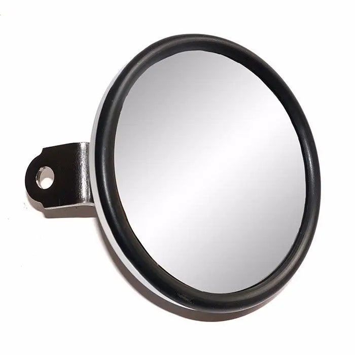 Universal 5" Round Chrome Convex Golf Cart Mirror Fits Club Car, Ezgo,Yamaha 1