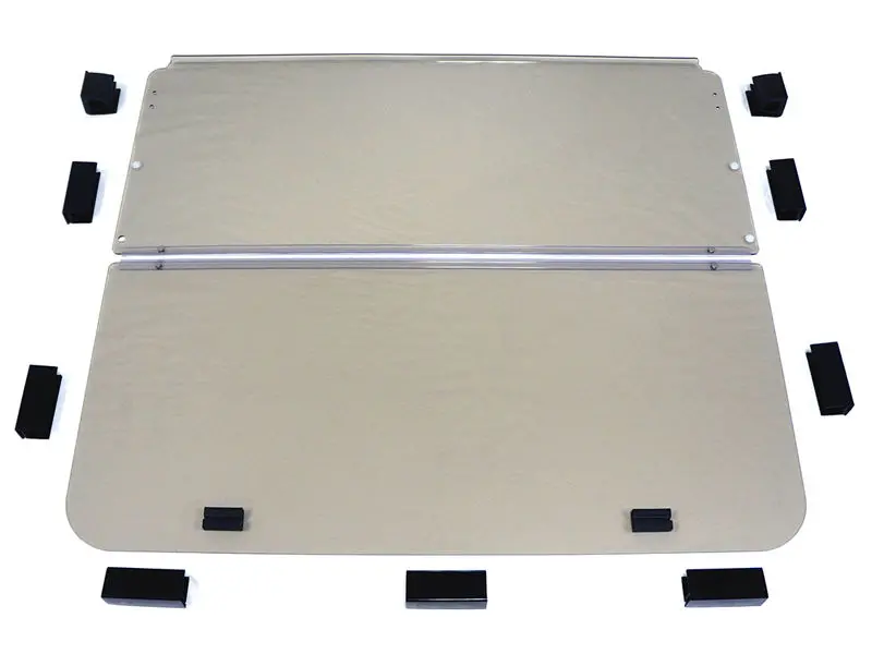Club Car Ds Tinted Folding Golf Cart Windshield (Not Tapered) 1982-2000 1
