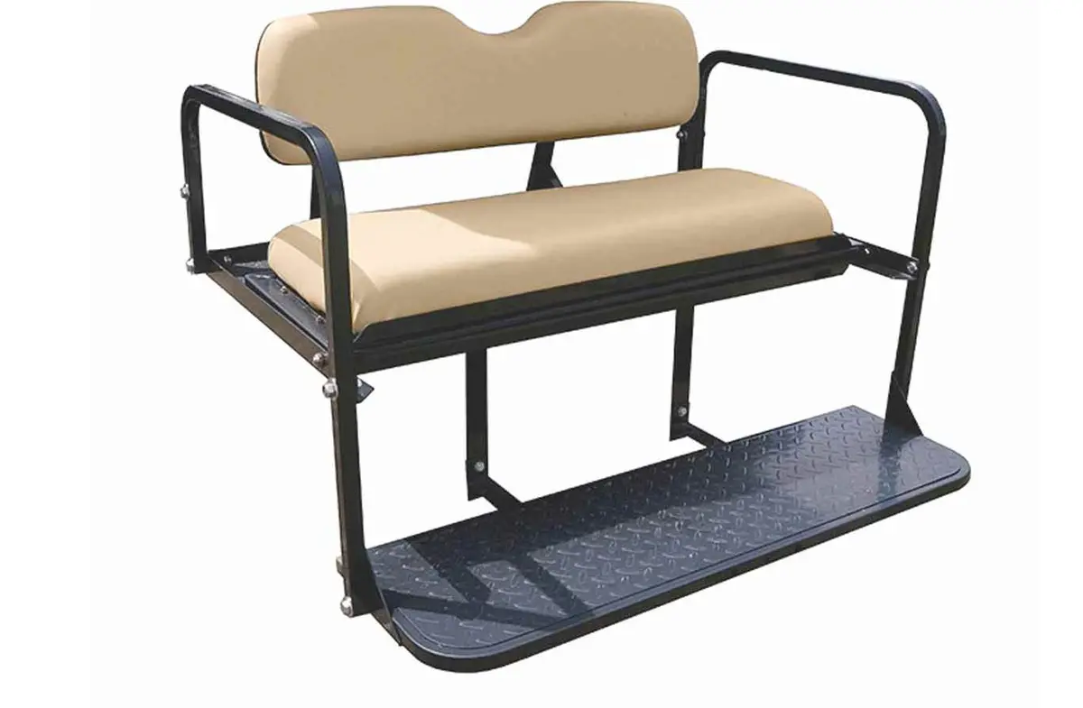 Rear Seat Kit- Stone For Ezgo Rxv Golf Carts 2008-2015 1