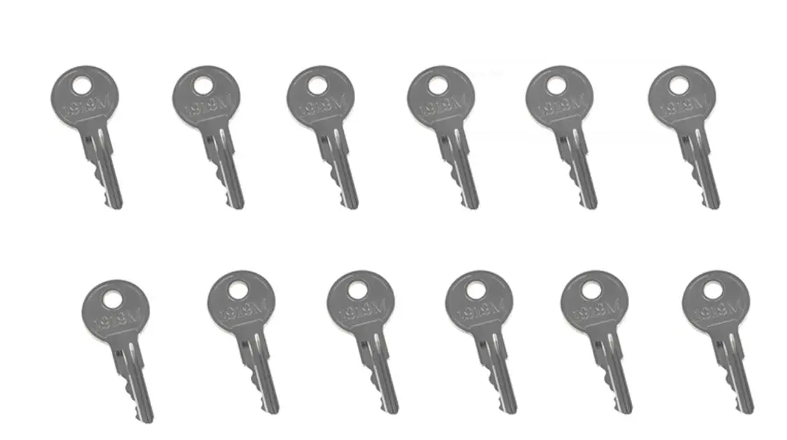 Standard Replacement Key Set (12) For Ezgo Golf Carts 1