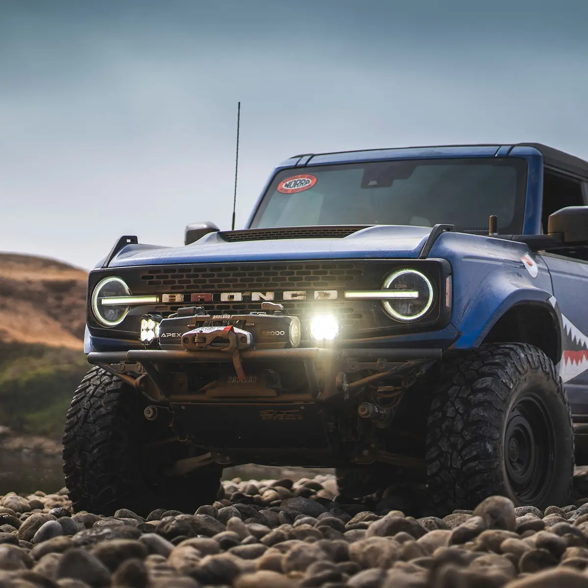 2021+ Ford Bronco/ Bronco Raptor Svc Offroad Baja Winch Front Bumper 1
