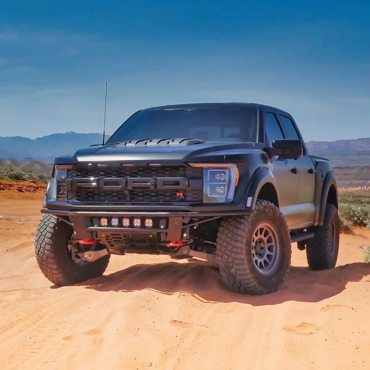 2021+ Ford Raptor/ Raptor R Svc Offroad Baja Flush Bolt-On Front Bumper 1