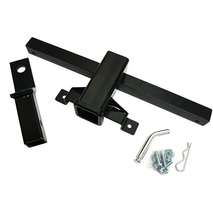 Black Steel Trailer Hitch For Club Car Ds Golf Carts 1982 & Up 1