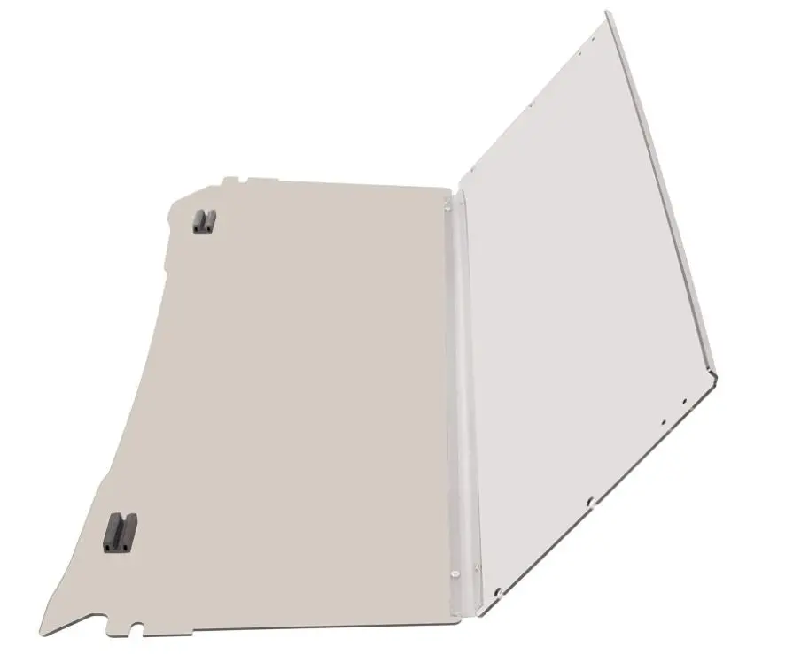 Clear, Impact-Resistant Folding Windshield For Ezgo Txt Golf Carts 1994.5-2013 1