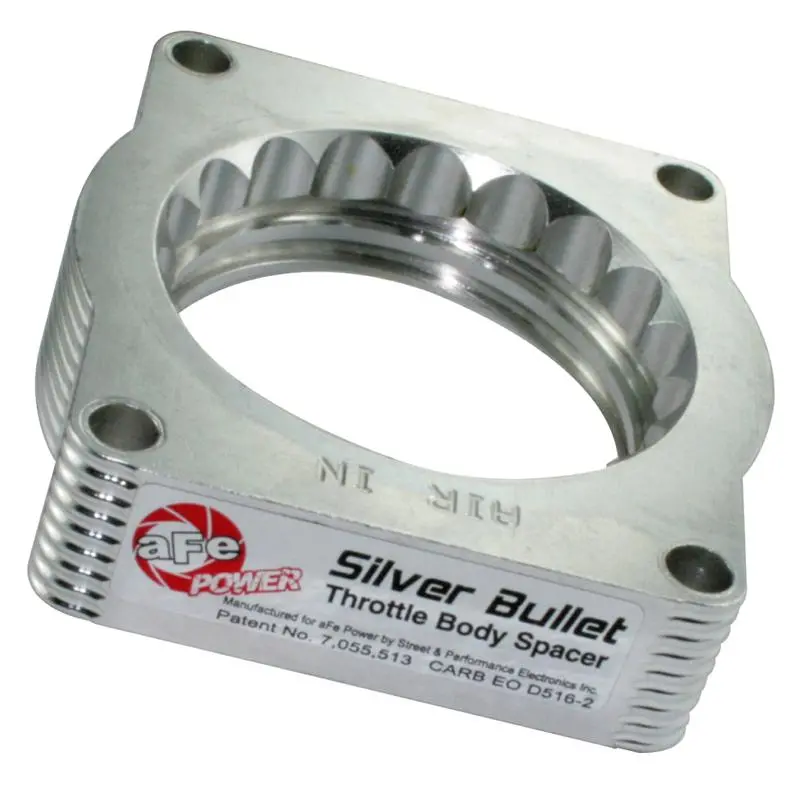 Afe Power Silver Bullet Throttle Body Spacer For 2014 Gm Silverado/Sierra 1500 With 5.3L V8 Engine 1