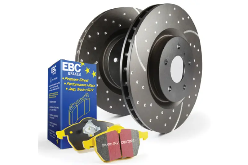 Ebc Yellowstuff Performance Brake Pad & Gd Drilled & Slotted Rotor Kit – S5 Series 1