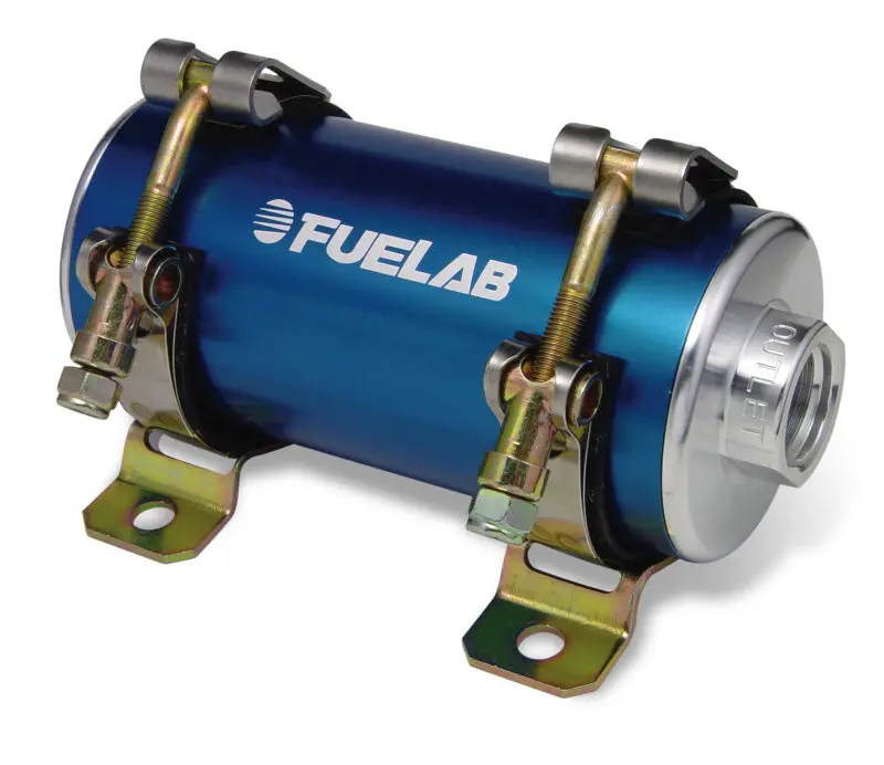 Fuelab Prodigy High-Flow In-Line Efi Fuel Pump – 1800 Hp Capacity, Blue Finish 1