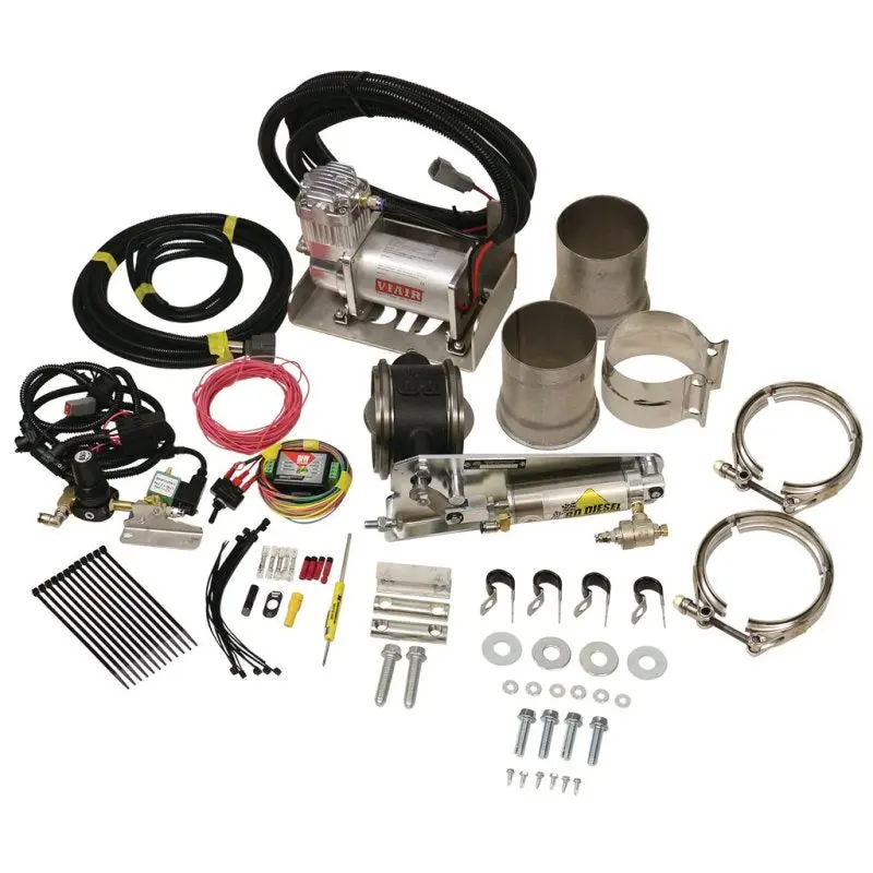 Bd Diesel Exhaust Brake System – Universal 4-Inch Unit With Integrated Air Compressor 1