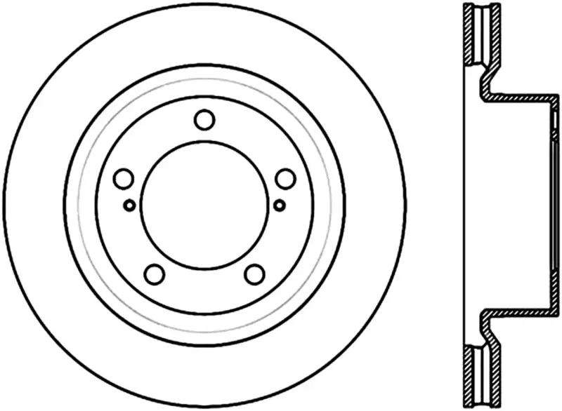 Stoptech Sport Slot 08-12 Toyota Sequoia / 07-12 Tundra Slotted Right Front Cryo Rotor 1