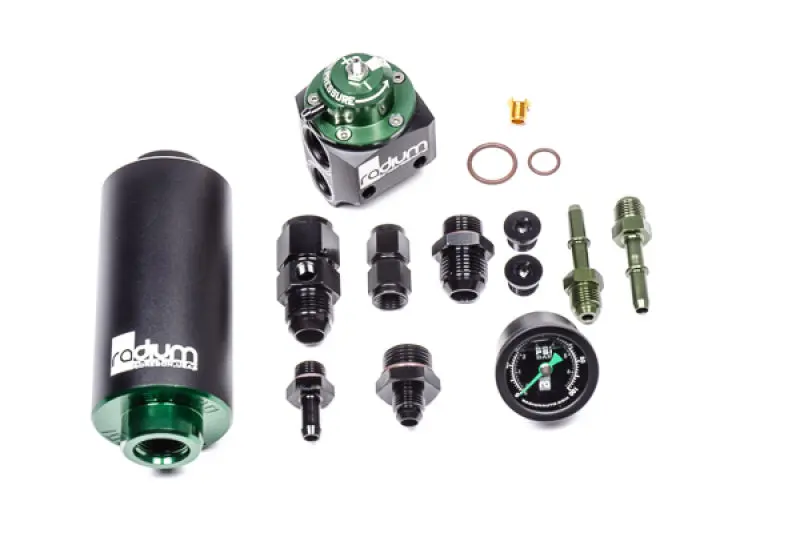 Radium Engineering Stainless Steel Fuel Filter And Regulator Kit For Bmw E46 1