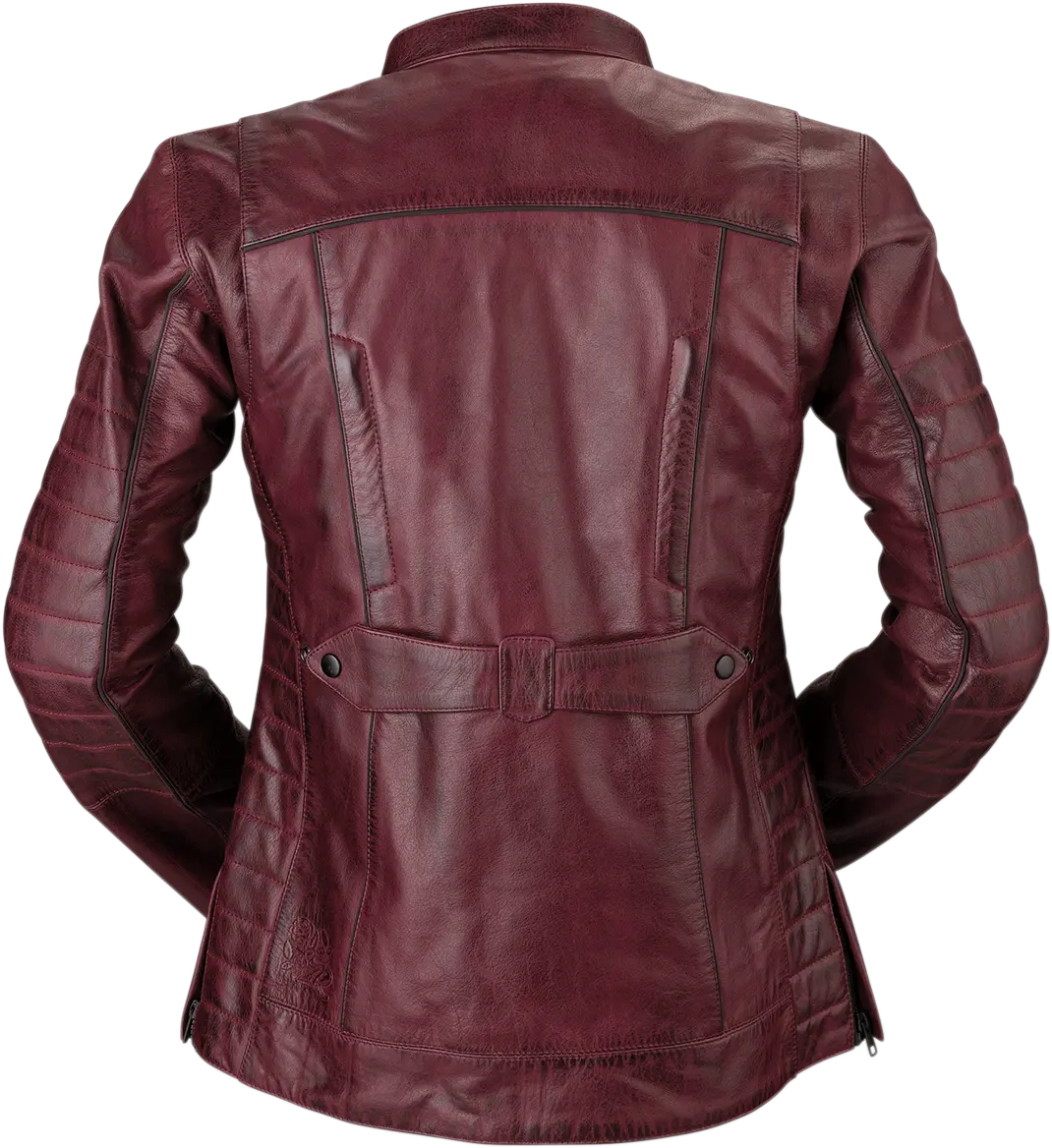 Z1R Women'S 410 Motorcycle Jacket In Red – Size Medium 1