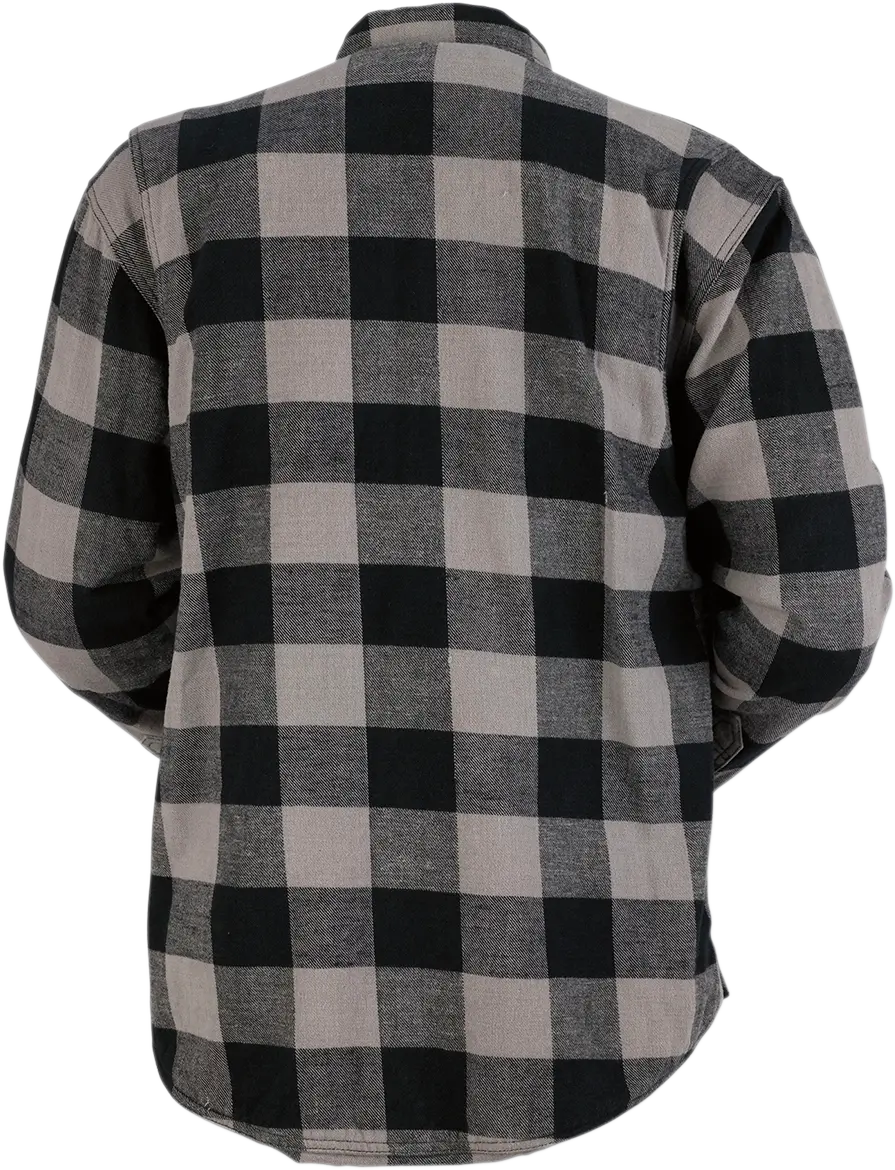 Z1R Duke Flannel Shirt – Gray/Black Plaid, Size 3Xl (Style: 3040-2550) 1