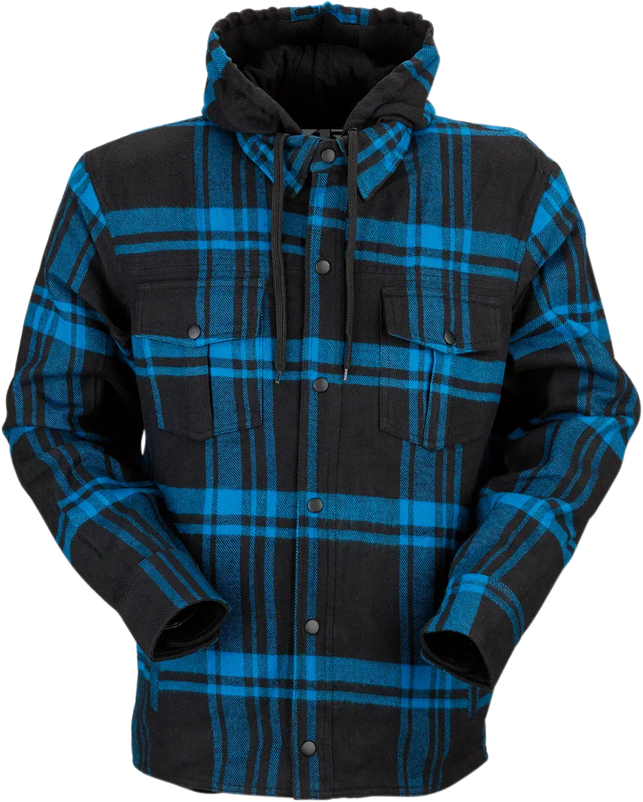 Z1R Timber Flannel Shirt In Black/Blue – Size 4Xl 1