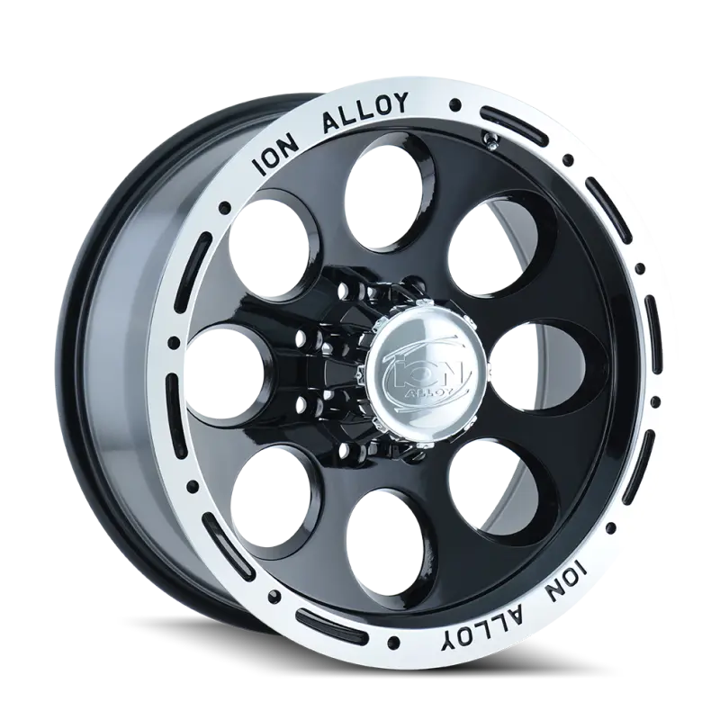 Ion Type 174 18X9 / 8X170 Bp / 0Mm Offset / 130.8Mm Hub Black/Machined Wheel 1
