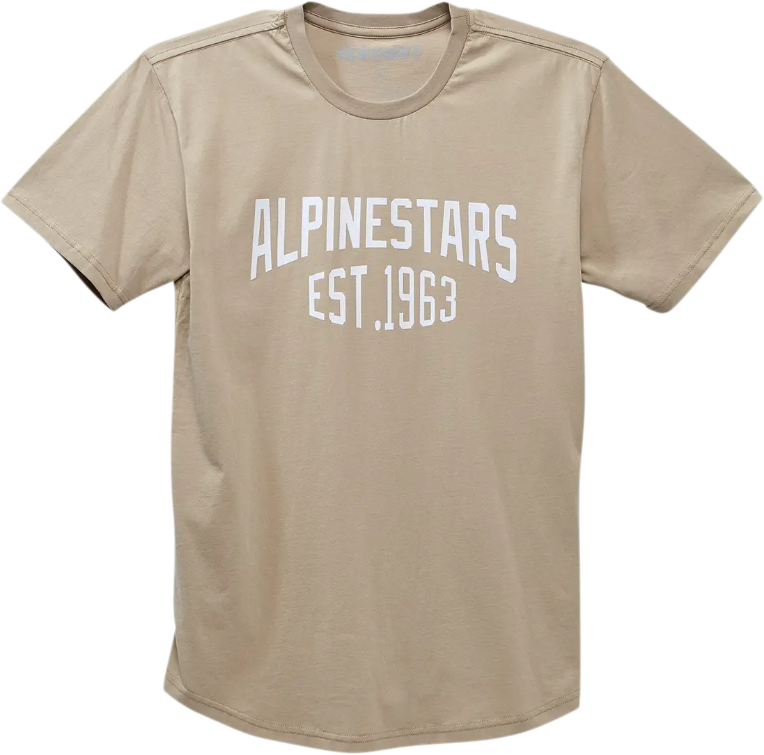 Alpinestars Arched Premium Cotton T-Shirt – Khaki Color, Size Xl 1