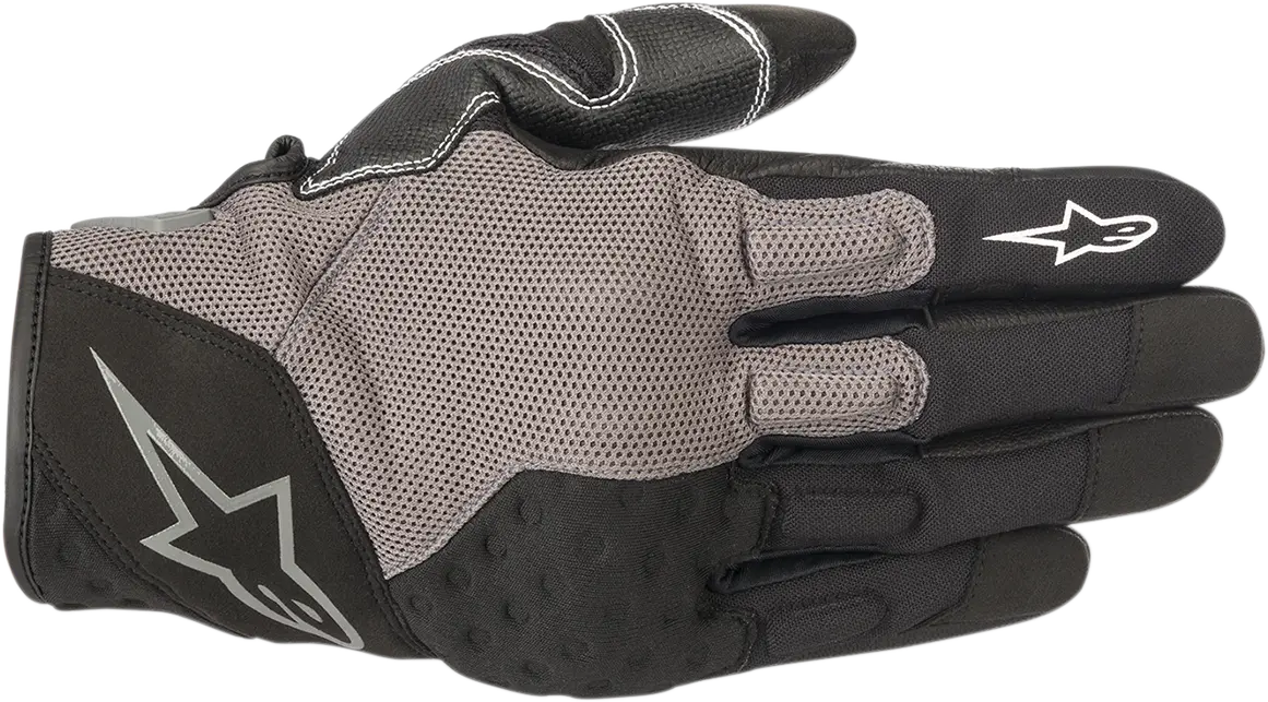 Alpinestars Crossland Motorcycle Gloves – Black/Gray, Size 2X (Model 3566518-10-2X) 1