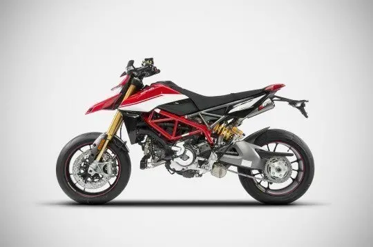 Zard Top Gun Slip-On'S For 2019+ Ducati Hypermotard / Sp - (Mpn # Zd128Ssr) 1