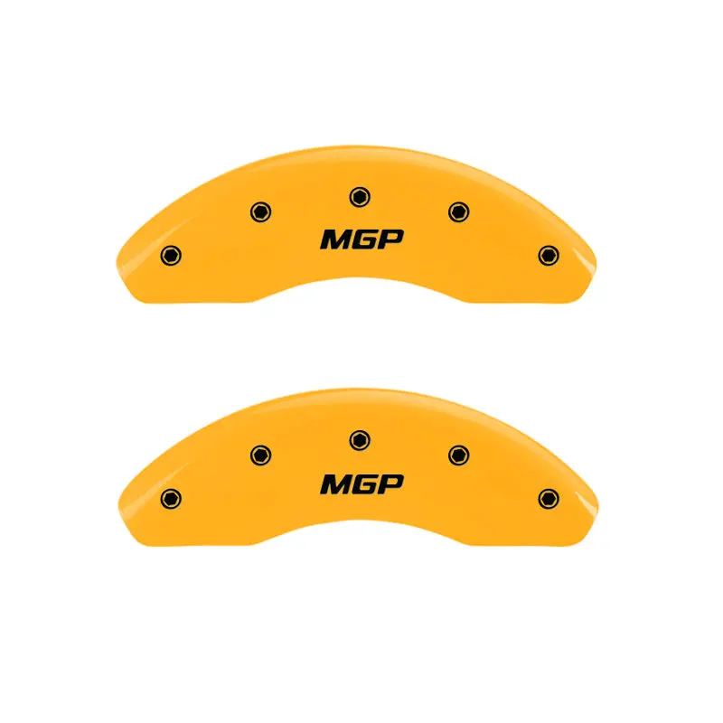 Mgp Engraved Brake Caliper Covers – Front & Rear Set, Yellow Finish With Black Lettering For 2005 Acura Nsx 1