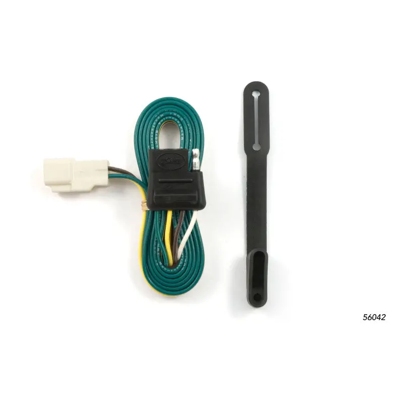 Curt Custom Vehicle Wiring Harness – 4-Way Flat Trailer Connector For 2008–2019 Toyota Highlander 1