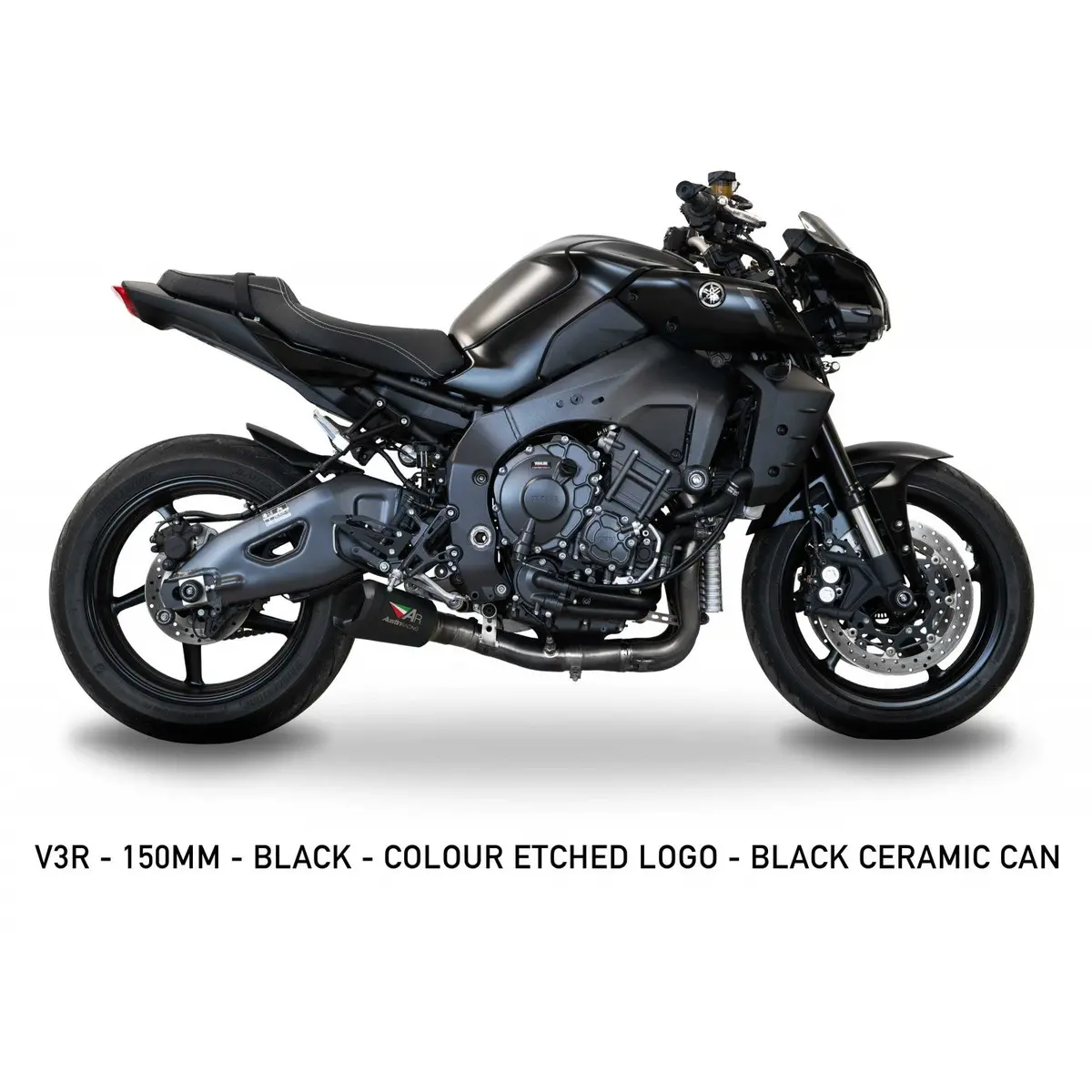 Austin Racing Gp3 Belly Exit De-Cat Race Exhaust Systems With V3/ V3R Slip On For 2022+ Yamaha Mt-10, Sp 1