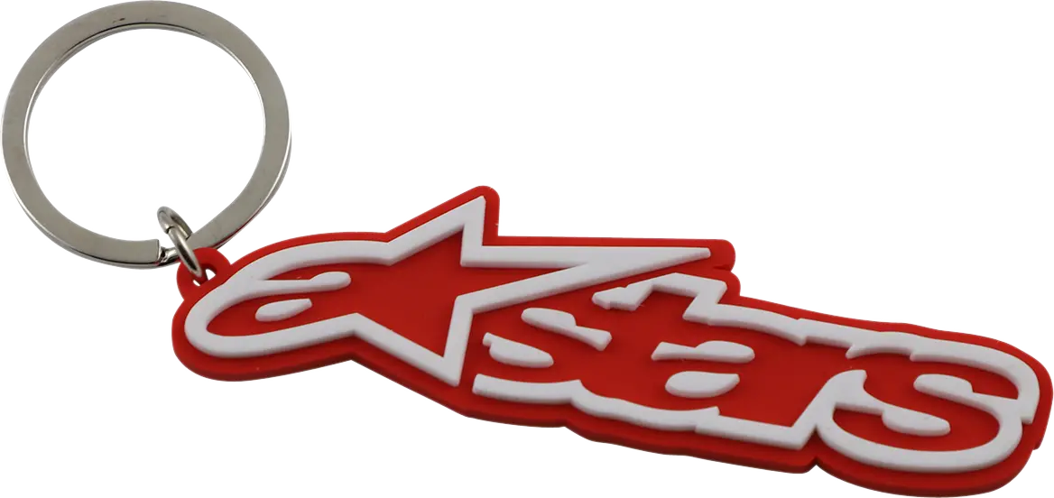 Alpinestars Blaze Key Fob – Red/White Design (Model #1019940063020) 1