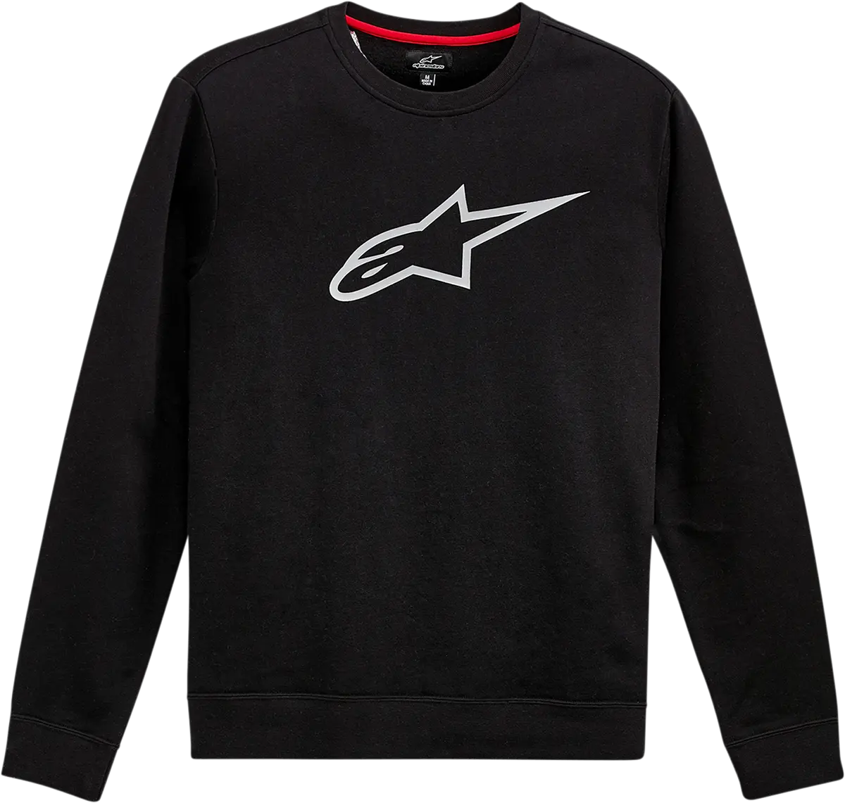 Alpinestars Ageless Crew Fleece Jacket – Black/Gray, Size 2Xl 1